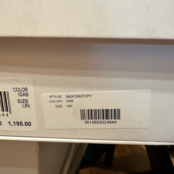 NEW WITH TAGS - B-ARMY LEATHER-TRIMMED CANVAS SHOPPER TOTE - Picture 15 of 15